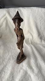 Houten beeldje handgemaakt, Ophalen of Verzenden