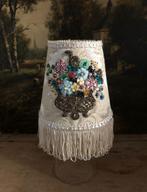 Gerestyled lampenkapje, Huis en Inrichting, Ophalen of Verzenden, Nieuw, Rond, Minder dan 25 cm