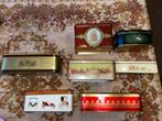 Vintage verzameling blikken, Ophalen of Verzenden, Gebruikt, Overige