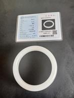 Gecertificeerde Witte Hetian Jade Armband 61,5mm, Ophalen of Verzenden, Nieuw, Wit, Overige materialen