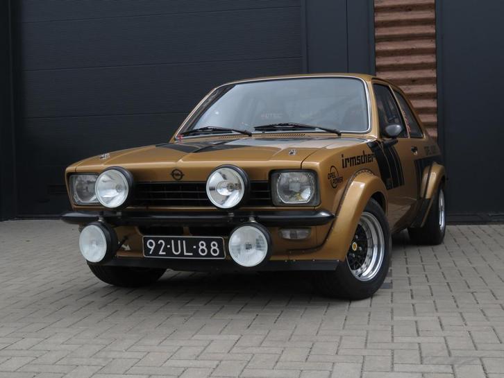 Opel Kadett Rally 2.4 Motor 180PK Orig-NL Oldtimer, Auto's, Oldtimers, Bedrijf, Te koop, Lichtmetalen velgen, Metallic lak, Mistlampen