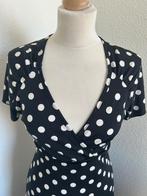 King Louie maat L polkadot jurkje zwart wit, Kleding | Dames, Jurken, Zwart, Maat 42/44 (L), Ophalen of Verzenden, Zo goed als nieuw