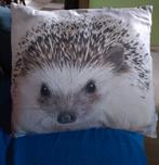 Kussen met schattige egel, Ophalen of Verzenden, Gebruikt, Beige, Vierkant