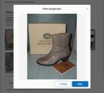 Shabbies Amsterdam donkerbruin - taupe laarsjes maat 39, Lage of Enkellaarzen, Ophalen of Verzenden, Zo goed als nieuw, Bruin