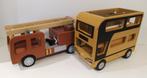 Houten brandweerwagen en bus van Kids Concept., Kinderen en Baby's, Speelgoed | Houten speelgoed, Ophalen of Verzenden, Gebruikt
