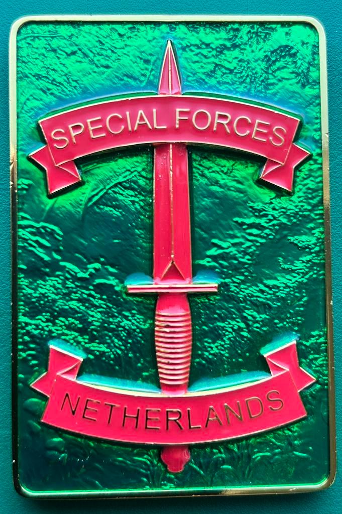 Coin Korps commandotroepen nr 338, Verzamelen, Militaria | Algemeen, Landmacht, Embleem of Badge, Nederland, Ophalen of Verzenden