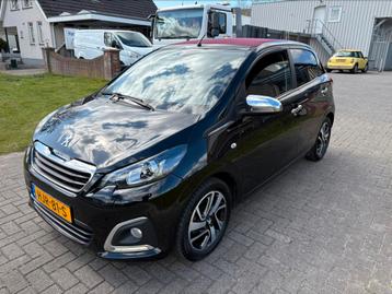 Peugeot 108 1.0 12V E-vti 68PK 5DR  Aut5 2015 Zwart beschikbaar voor biedingen