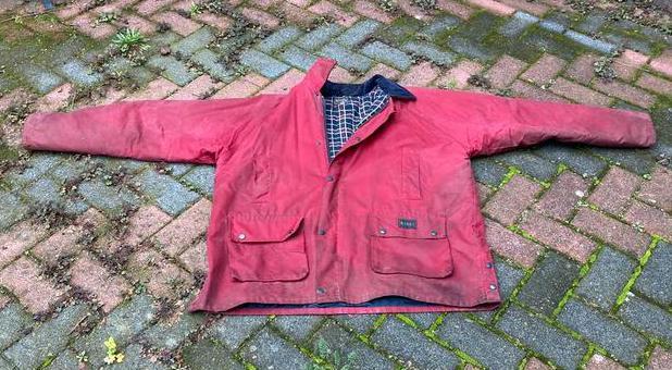 Mongo Wax Jas - Maat 3XL, Kleding | Heren, Jassen | Winter, Gedragen, Overige maten, Rood, Ophalen