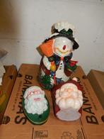 Kerstbeeld/bloempot en deurbel, Ophalen, Gebruikt