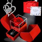 Hartvormige Cadeauset met Ketting!, Ophalen of Verzenden, Nieuw, Zilver, Overige materialen