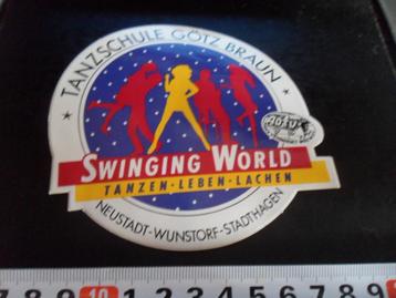 sticker Duitsland Swinging Worljd  Neustadt Wunstorf Stadtha beschikbaar voor biedingen