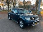 Nissan Navara 2.5 DCI Double-cab VAN 4WD DPF 2008, Auto's, Zwart, 4 cilinders, Blauw, Bedrijf