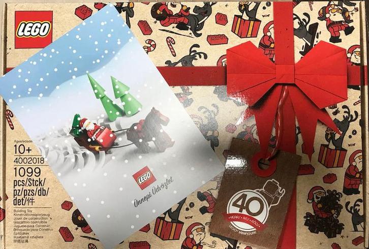 Lego 4002018 - 2018 Employee Exclusive, Kinderen en Baby's, Speelgoed | Duplo en Lego, Nieuw, Lego, Complete set, Ophalen of Verzenden