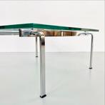 Danish FK90 Coffeetable by Fabricius & Kastholm, 1960s., Huis en Inrichting, Tafels | Salontafels, Gebruikt, Vierkant, T, Glas