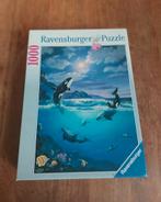 Ravensburger Puzzel - Orka's in de oceaan - 1000 stukjes, Ophalen of Verzenden, 500 t/m 1500 stukjes, Zo goed als nieuw, Legpuzzel