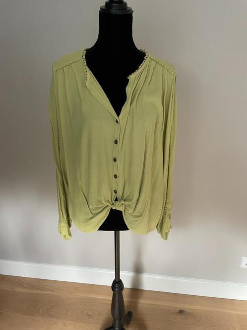 Blouse Transfer maat M groen, Kleding | Dames, Blouses en Tunieken, Zo goed als nieuw, Maat 38/40 (M), Groen, Ophalen