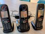 Gigaset AS405 Compleet - 3 Handsets, Ophalen of Verzenden, Gebruikt, 3 handsets