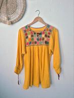 Mexicaans geborduurde (strand)jurk/tuniek S, Ophalen of Verzenden, Zo goed als nieuw, Maat 38/40 (M), Boven de knie