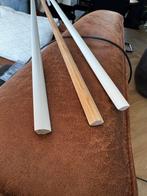 Houten afwerklatjes, wit, Doe-het-zelf en Verbouw, Hout en Planken, Ophalen, Minder dan 25 mm, Overige typen, Nieuw
