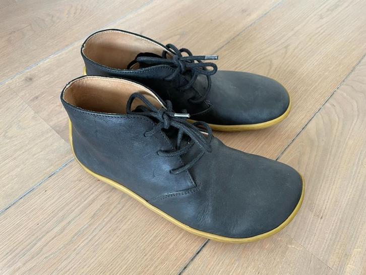 Vivobarefoot Addis Desert Men Black - maat 42 - als nieuw!, Kleding | Heren, Schoenen, Zo goed als nieuw, Boots, Zwart, Ophalen