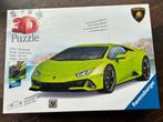 Ravensburger 3D Puzzel Lamborghini Huracán EVO - Verde, Hobby en Vrije tijd, Ophalen of Verzenden, Minder dan 500 stukjes, Zo goed als nieuw