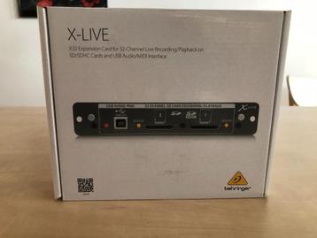 X-Live card voor X32 mixers beschikbaar voor biedingen