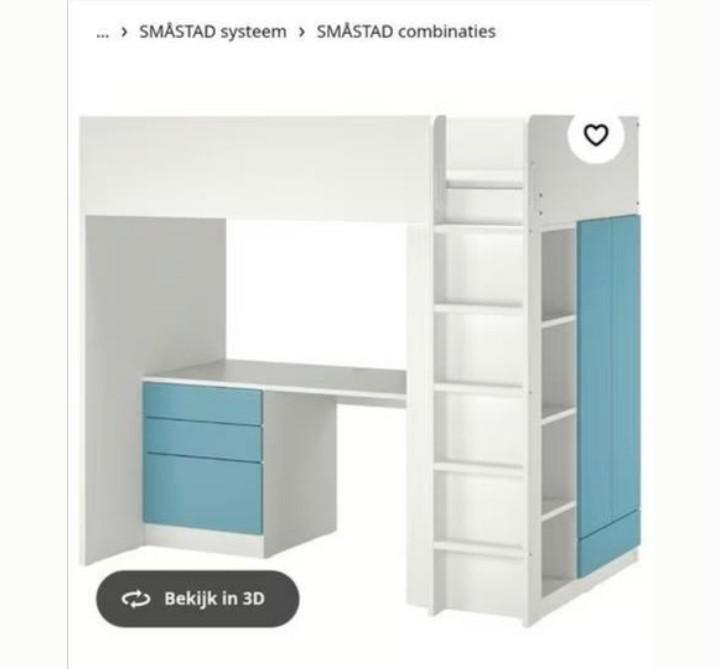 Hoogslaper Stuva Ikea, Kinderen en Baby's, Kinderkamer | Stapelbedden en Hoogslapers, Gebruikt, Hoogslaper, Ophalen