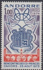 18-04 Frans Andorra MI 260 postfris, Postzegels en Munten, Postzegels | Europa | Overig, Ophalen of Verzenden, Overige landen