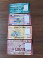 4 biljetten liban aunc kk  f.20.9, Postzegels en Munten, Ophalen of Verzenden