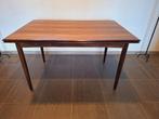 Deense vintage teakhouten eettafel midcentury, Huis en Inrichting, Tafels | Eettafels, Ophalen, 200 cm of meer, 50 tot 100 cm