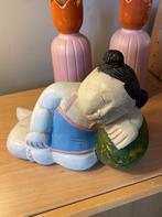 Vintage Geluksmeisje novy, Ophalen of Verzenden