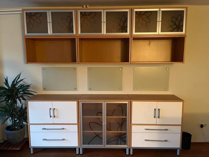 Ikea Effektiv Wandkast, Huis en Inrichting, Kasten | Wandmeubels, Gebruikt, Minder dan 100 cm, 250 tot 300 cm, 25 tot 50 cm, Met lade(s)