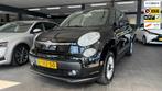 Fiat 500 L 0.9 TwinAir Lounge panoramadak half leer clima cr, Gebruikt, Euro 6, Leder en Stof, Zwart