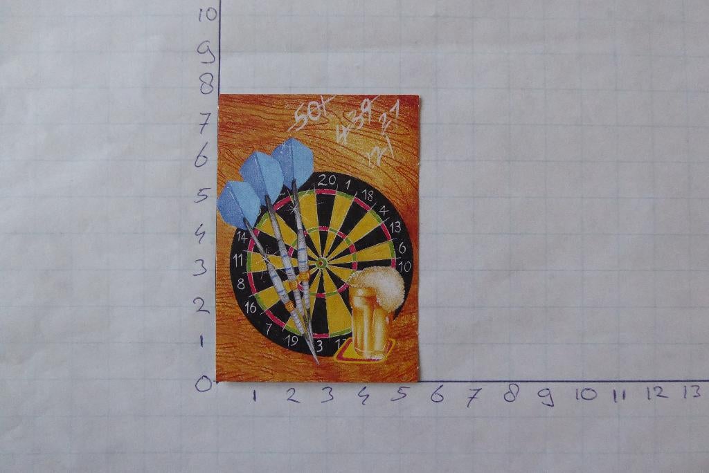 nr. 244 - uitgedrukt 3d plaatje, Hobby en Vrije tijd, Kaarten | Zelf maken, Ophalen of Verzenden, Nieuw, Man of Vrouw, Knipvel