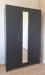 BRIMNES Kledingkast zwart, Huis en Inrichting, Kasten | Kledingkasten, Ophalen, Gebruikt, 100 tot 150 cm, 150 tot 200 cm