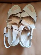 3 x Nette open schoenen met sleehak, maat 38 , beige 2 x bla, Ophalen of Verzenden, Zo goed als nieuw, Beige