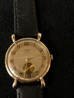 PRISMA Heren horloge 14k goud, Overige merken, Leer, Polshorloge, Ophalen of Verzenden
