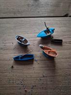 Kerstdorp bootjes set kersthuisjes, Ophalen of Verzenden, Zo goed als nieuw