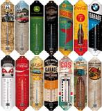 Harley Davidson Born to ride reclame thermometer van metaal, Ophalen of Verzenden, Nieuw, Auto's