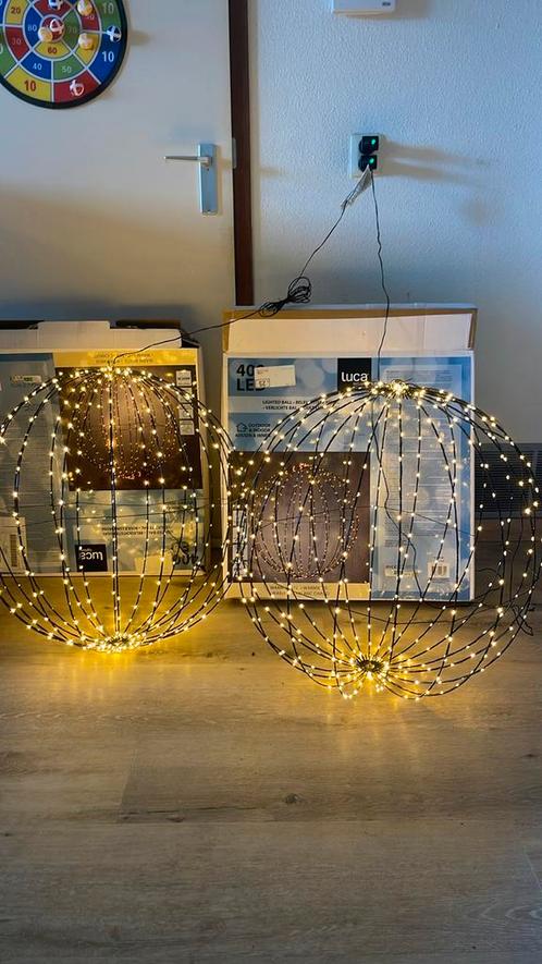 Luca Lighting grote Bal met 400 led Warm Wit Ø60 cm, Diversen, Kerst, Zo goed als nieuw, Ophalen of Verzenden