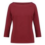 Claudia Strater wijn rode boothals top, maat 46 XL/XXL, Maat 46/48 (XL) of groter, Nieuw, Ophalen of Verzenden, Lange mouw