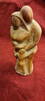 Stenen beeldje Man / Vrouw en Kind, Verzamelen, Beelden en Beeldjes, Ophalen, Zo goed als nieuw, Mens