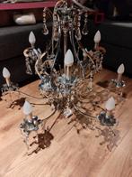Mooie zilver kleurige kroonluchter, Huis en Inrichting, Lampen | Kroonluchters, Ophalen of Verzenden