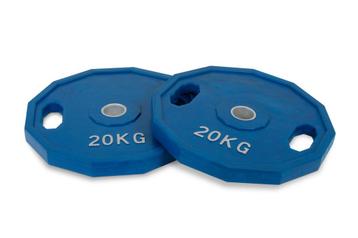 20 kg Rubber Olympische Schijvenset / 50 mm beschikbaar voor biedingen