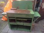 Vintage werkbank / tv meubel, Ophalen of Verzenden, Gebruikt