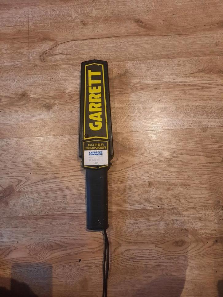 Garrett Super Scanner Handmetaaldetector, Hobby en Vrije tijd, Metaaldetectors, Gebruikt, 30 cm of minder, Garrett, Instelbare gevoeligheid
