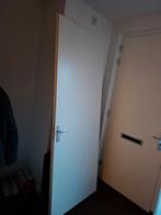 Linksdraaiende opdekdeur met beslag 231 x 90, Doe-het-zelf en Verbouw, Deuren en Horren, Ophalen, Binnendeur, 200 tot 215 cm