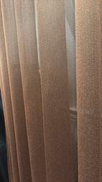 2101-4 Nieuw inbetween gordijn flori brons 300x240cm, Ophalen of Verzenden, Nieuw, Bruin, 200 cm of meer