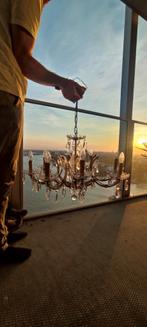 Antieke Kroonluchter, Antiek en Kunst, Ophalen, Kristal