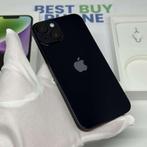 iPhone 14 128GB zwart /100% batt /kras vrij glas /garantie, 128 GB, Zwart, Zonder simlock, IPhone 14